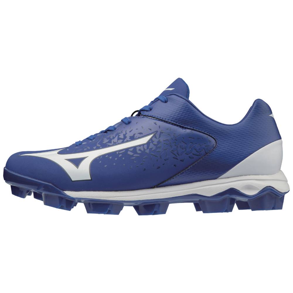 Zapatillas Beisbol Mizuno Select Nine TPU Bajas Molded Hombre Azul Real/Blancas Comprar RSPX-57163